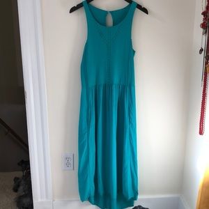 Lovely turquoise maxi dress